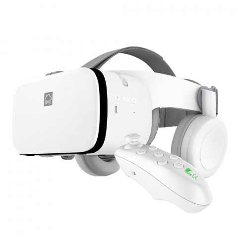 Gadgeturi - Set Ochelari VR si Controller, BOBOVR, Casti Stereo Hi-Fi, Bluetooth, Alb