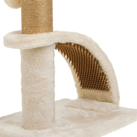 Suport Ascutit Unghii Pisici cu Arcada si Minge Bej [3]