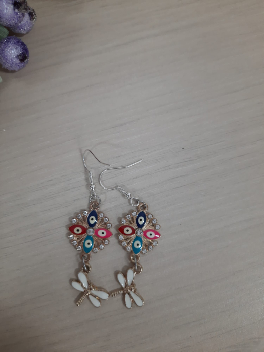 Cercei cu pene de paun [2]