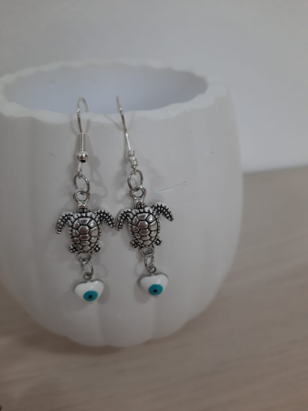 Bijuterii - Cercei cu  broscute testoase