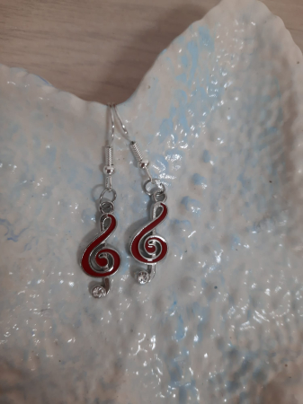 Cercei - Cercei cu cheia sol