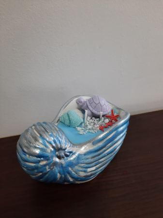 Produse - Lumanare in recipient melc