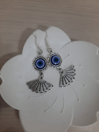 Bijuterii - Cercei cu evantai