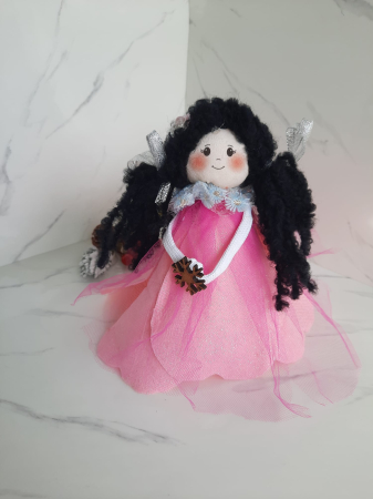 Decoratiuni pentru copii - Decoratiune zana cu rochie roz