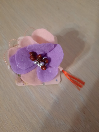 Brose - Brosa floare mov