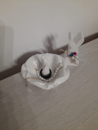 Decoratiuni - Suport bijuterii alb