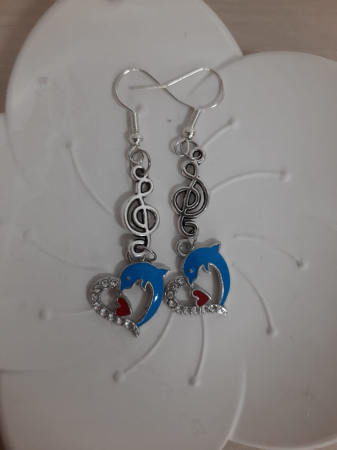 Cercei - Cercei cu delfini