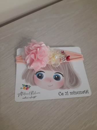 Accesorii par fete - Bentita on size cu floare