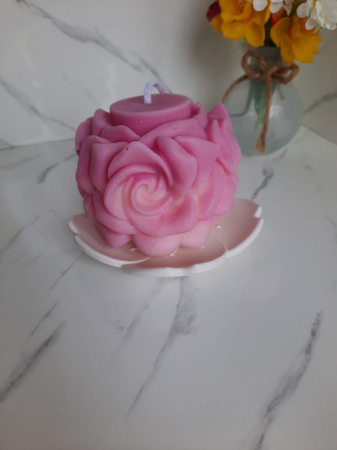 Lumanari - Lumanare cu trandafiri