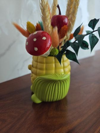 Porub decoratiune cu flori uscate [1]