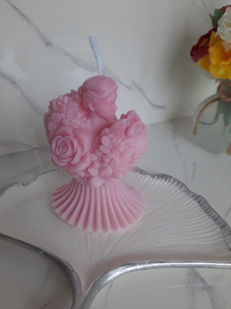 Lumanare doamna cu flori [1]