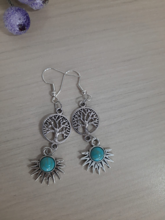 Bijuterii - Cercei cu copacei