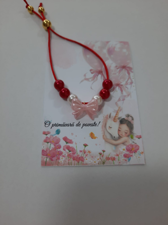 Bratari copii - Bratara cu margele si fundita