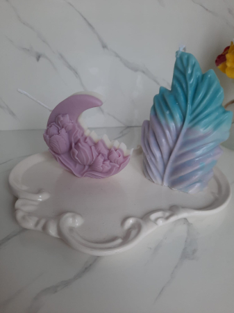 Lumanari - Set lumanari pana si semiluna