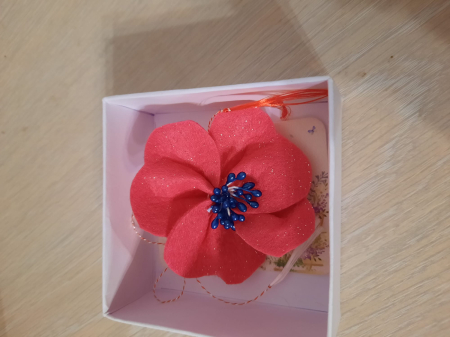 Brosa floare rosie [1]