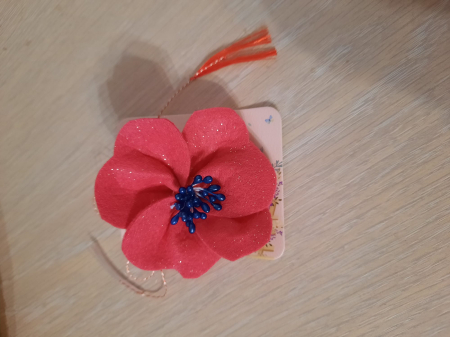 Brose - Brosa floare rosie