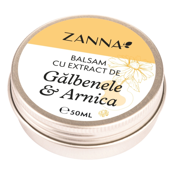 Balsam cu extract de Galbenele si Arnica, 50ml, Zanna [1]