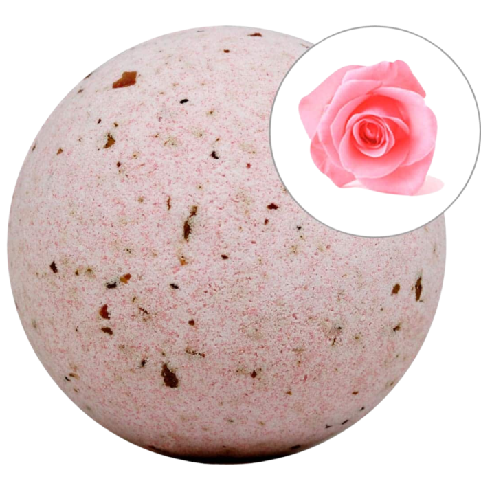 Bomba Baie Efervescenta Trandafir 140gr LabNatur [2]