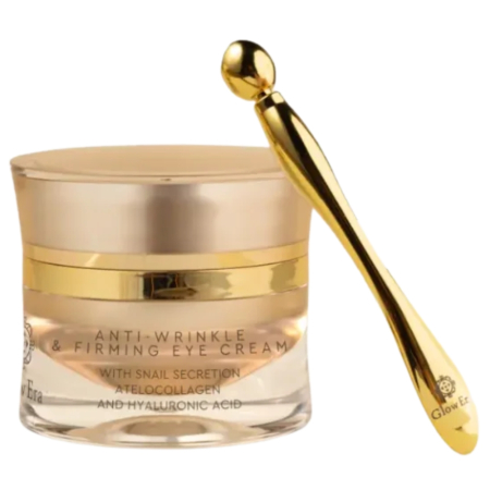 Creme pentru ochi - Crema de ochi Antirid si Fermitate cu extract de Melc, 15ml, Glow Era