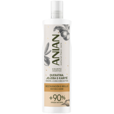 Îngrijire Păr - Sampon Keratin, Jojoba & Ulei de Shea, 400ml, Anian