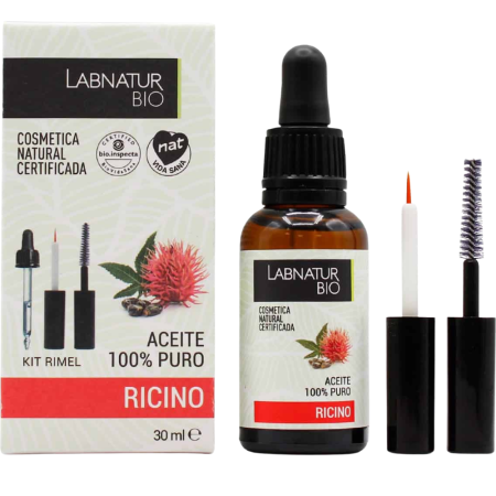Uleiuri & Seruri - Ulei de Ricin 30ml + kit gene si sprancene LabNatur