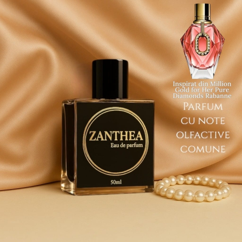 Parfumuri de corp - Zanthea Pure Diamons inspirat din Million Gold for Her Pure Diamonds Rabanne