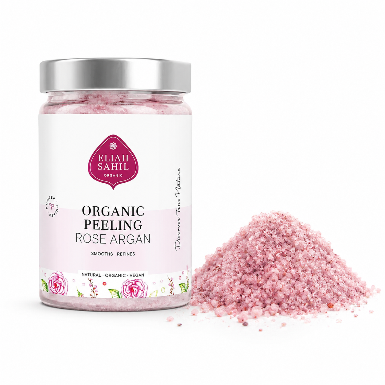 Exfoliant corporal organic Trandafir & Argan [2]