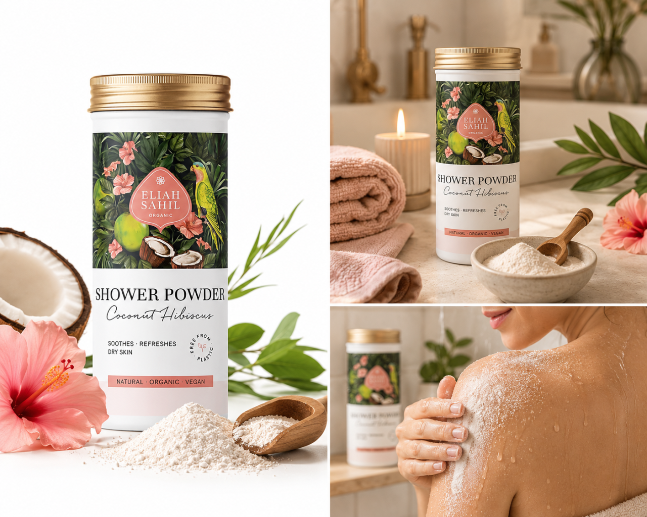 Gel de duș pudră Cocos & Hibiscus [3]