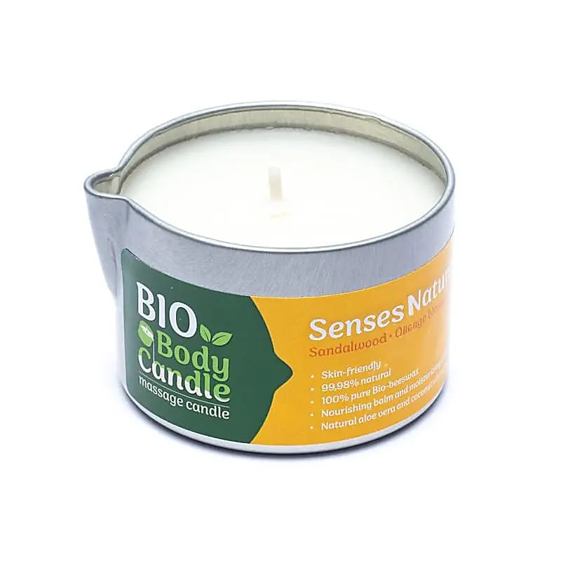 Lumânare de masaj bio santal si flori de portocal [2]