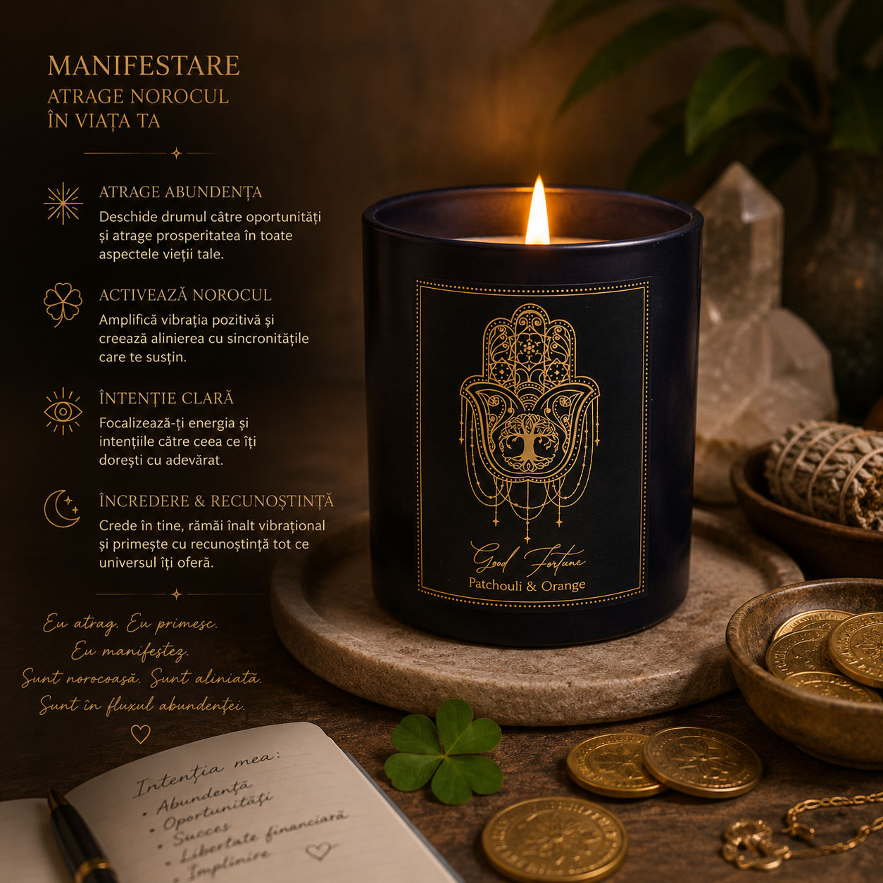 Lumânare manifestare „Good Fortune” [3]
