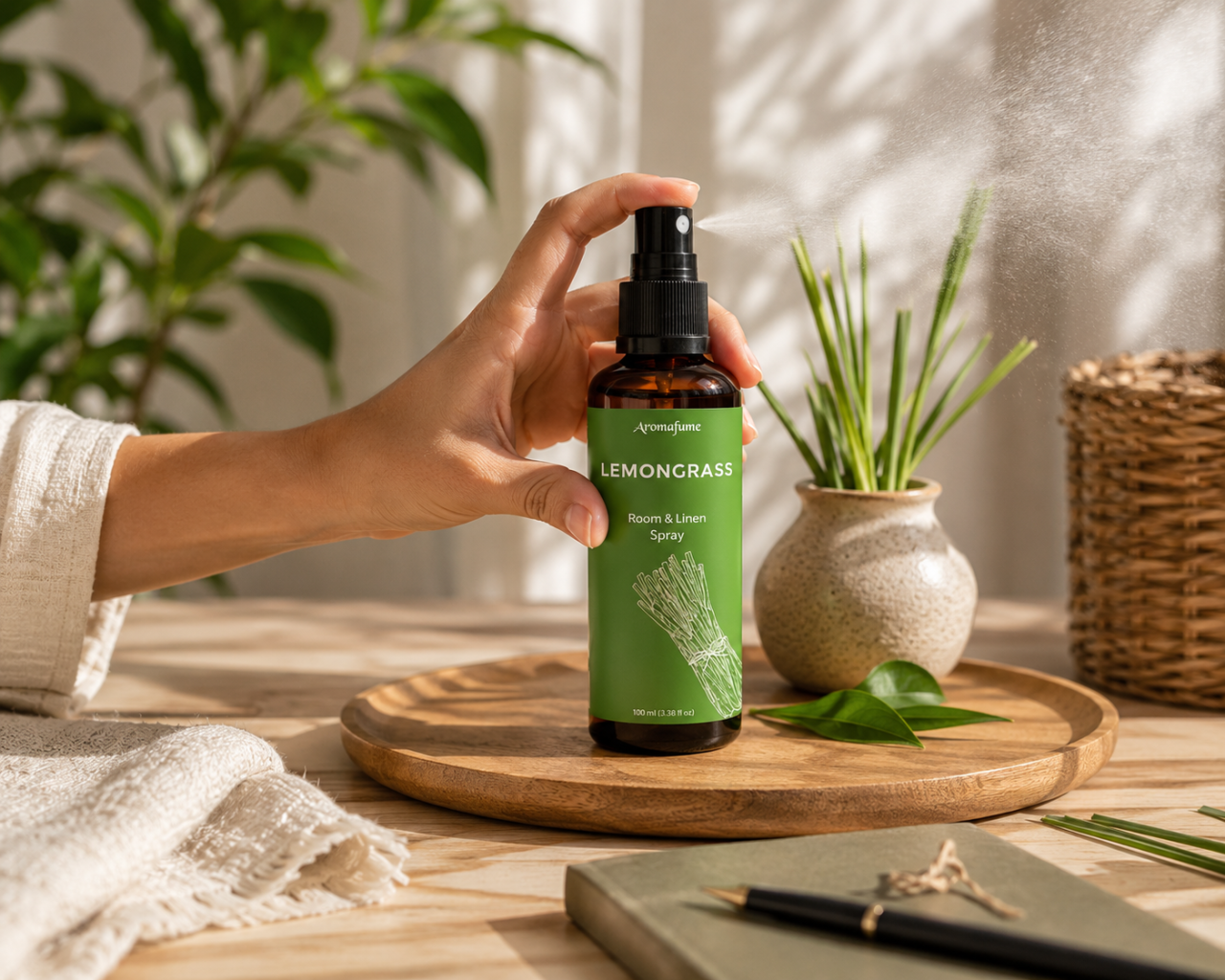 Spray cameră & textile lemongrass Aromafume [2]