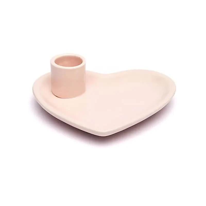Suport ceramic pentru fumigatie, roz pastel [2]