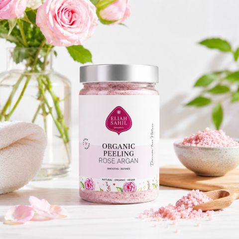 Par & corp - Exfoliant corporal organic Trandafir & Argan
