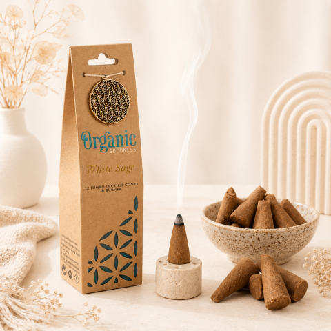 Tămâie - Conuri Parfumate Salvie Albă (White Sage)