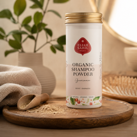 Îngrijire & Relaxare - Șampon pudră organic cu Guarana