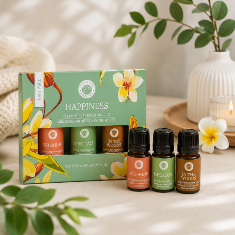 Uleiuri esențiale - Set uleiuri esențiale Happiness