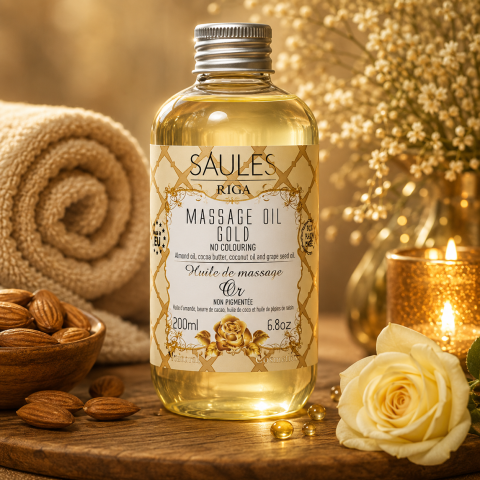Ulei de masaj - Ulei natural de masaj Gold