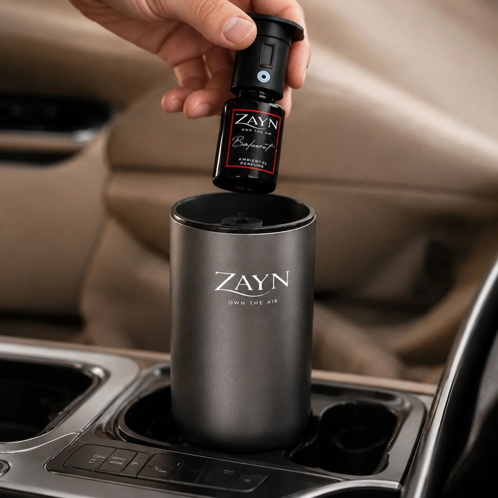 Pachet ZAYN AUTO ELITE TITAN aparat parfumare auto cu rezerva Bakarat [3]