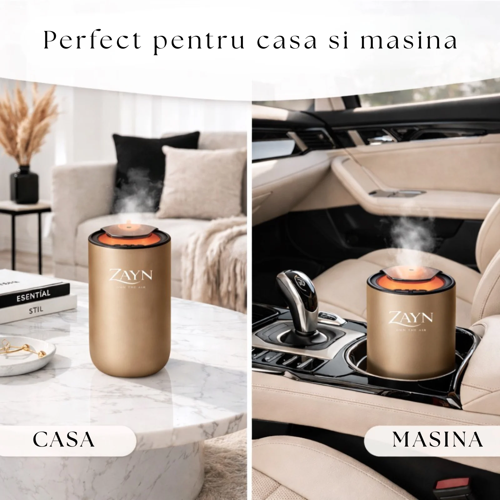 Zayn Auto Elite Gold aparat parfumare auto nebulizare la rece [6]