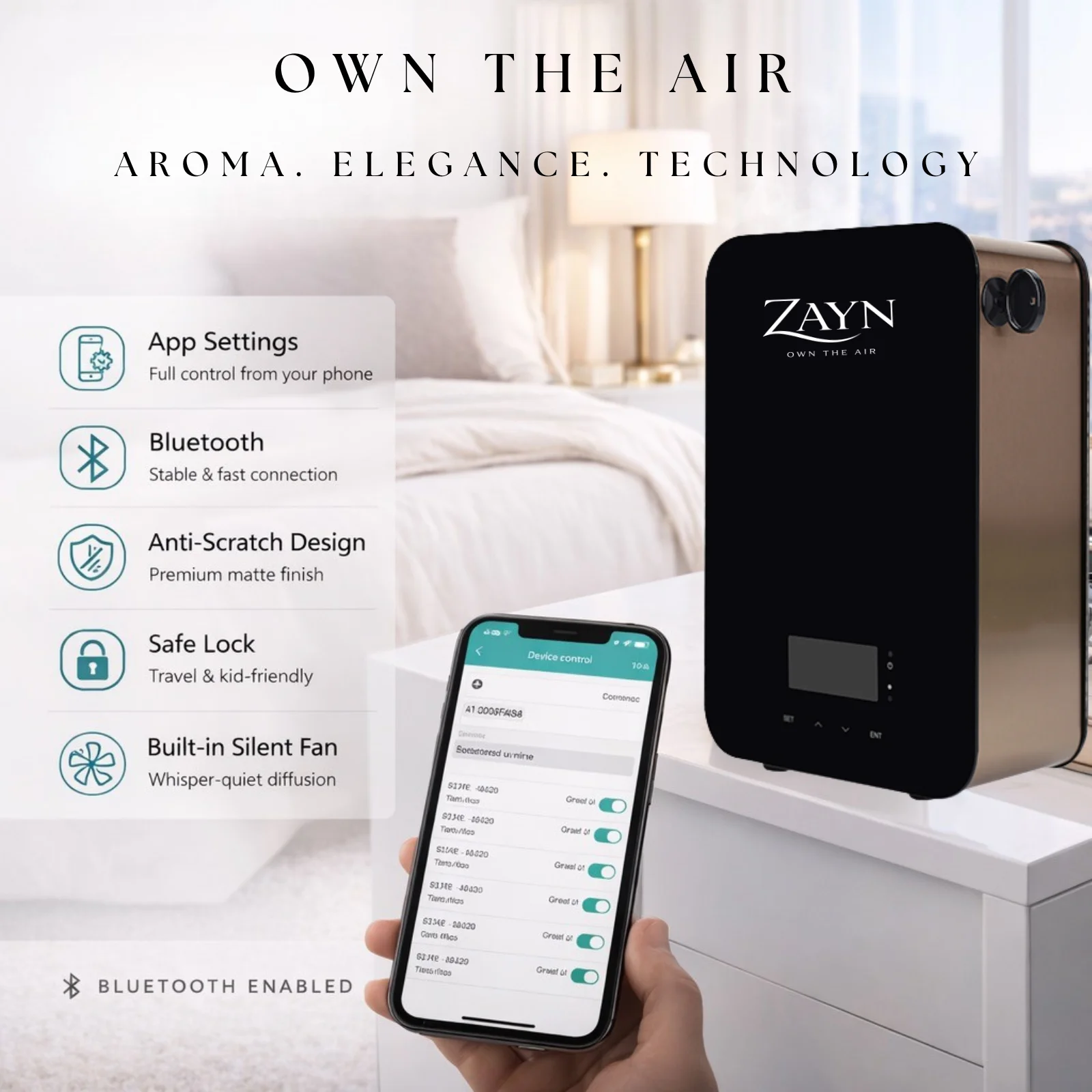 Zayn Prestige Line – aparat parfumare ambientala profesional [2]