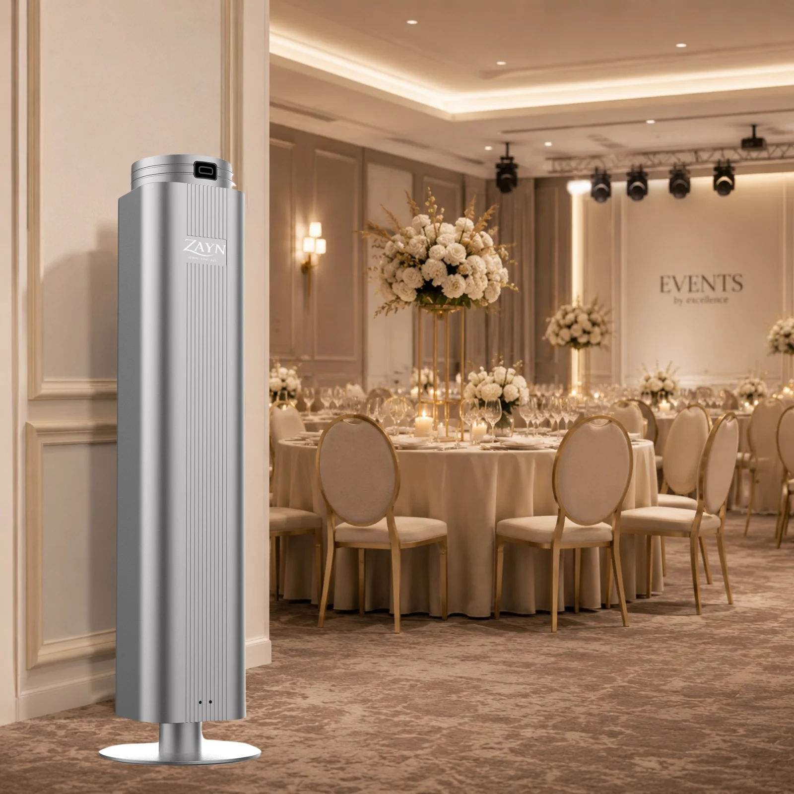 Zayn Tower Pro – Aparat Profesional de Parfumare Ambientala pentru Spatii Comerciale [3]