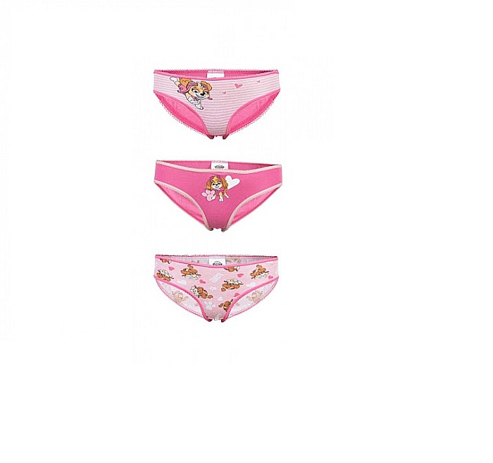 Set 3 chiloței pentru fete, 100 % bumbac, multicolor, Paw Patrol [3]