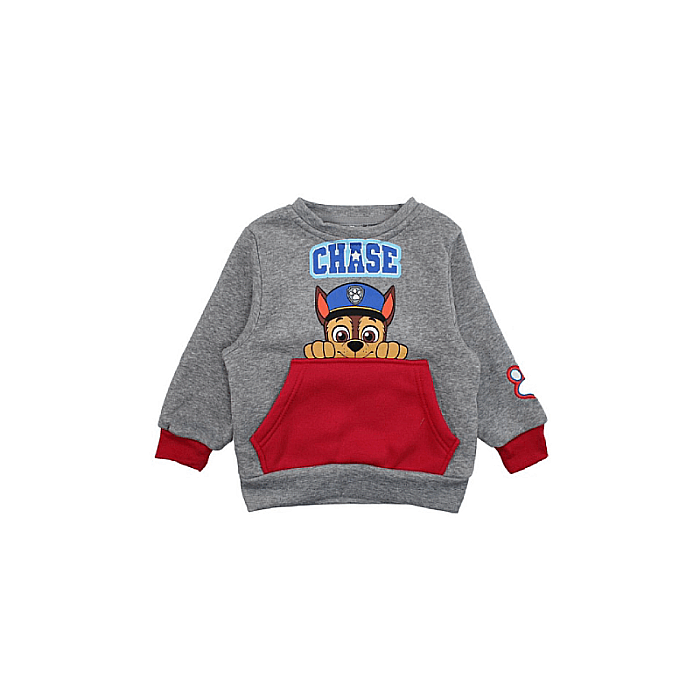 Hanorac copii, cu buzunar frontal, gri, Paw Patrol [1]