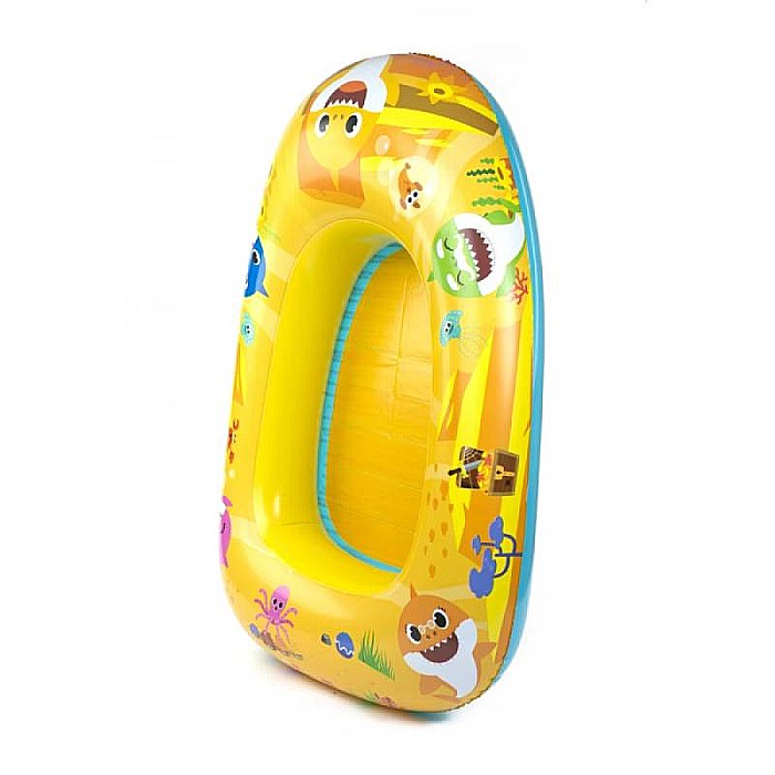 Barcă gonflabilă pentru copii, 3-6 ani, galbenă, 100 x 70 cm Baby Shark [2]
