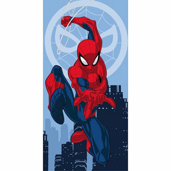 Prosop multicolor, 100% bumbac, 70 x 140 cm, Jump, Spiderman [1]