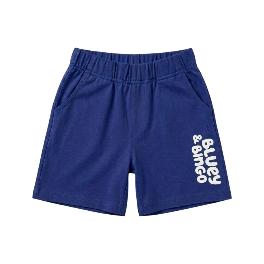 Compleu copii, 2 piese, mânecă scurtă, 100% bumbac, multicolor, Bluey [3]