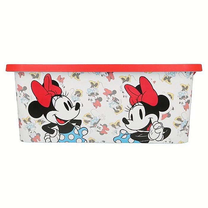 Cutie pentru depozitare, din plastic, cu capac, 13 L, multicolor, 39x29x15 cm, Minnie Mouse, Disney, mm02 [1]