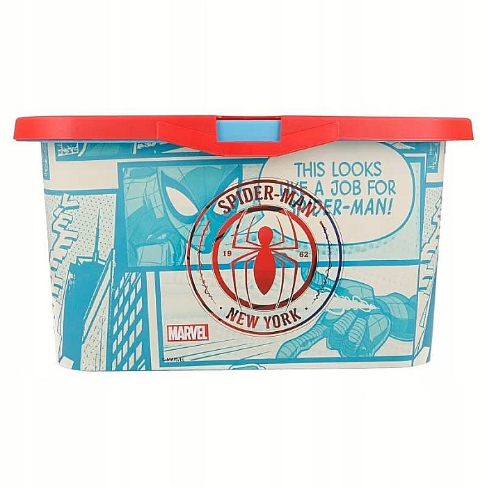 Cutie pentru jucării, Stor, Plastic, 13 l, Roșu/Albastru [4]