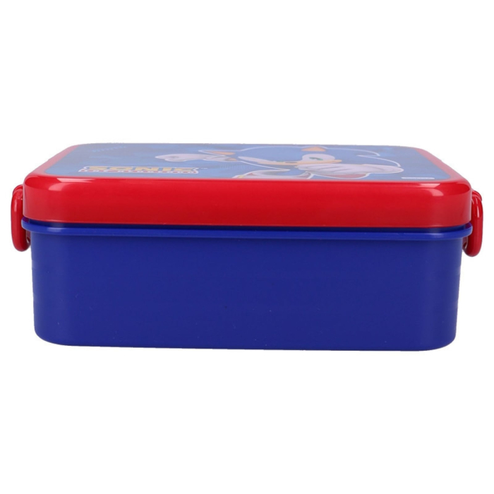 Cutie sandwich multicolor, fara BPA, cu garnitura si inchidere ermetica, 16x13x5 cm, Happy, Sonic [3]