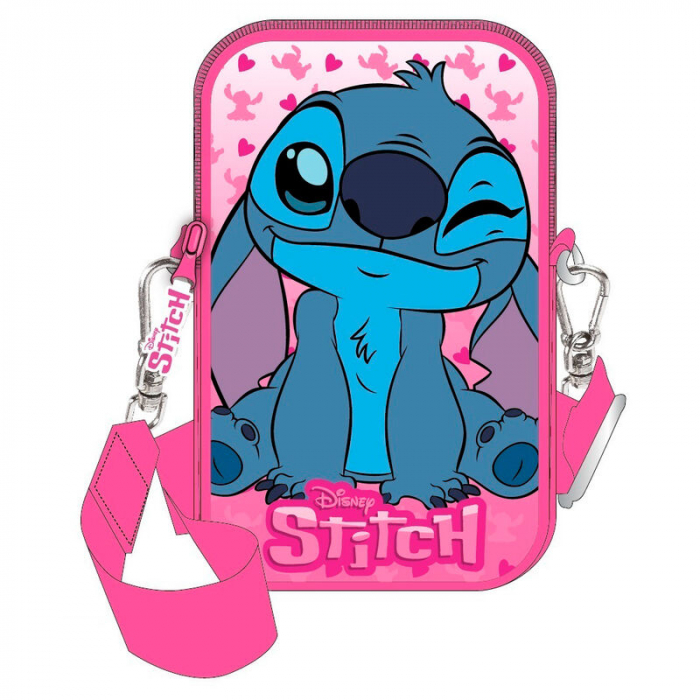 Geanta de umar, multicolor, beretea ajustabila, 18x11x2 cm, Stitch, Disney [1]